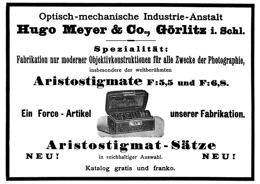 Meyer Aristostigmat 1905